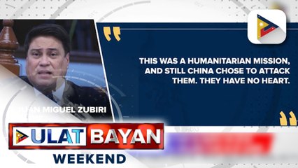Mga tauhan ng China na umatake sa barko ng BFAR, tinawag na walang puso ni SP Zubiri