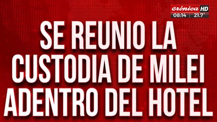 Fueron convocados los custodios de Javier Milei: ¿Qué pasó?