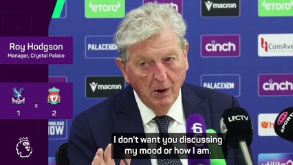 "Just got myself another b*********" - Hodgson fumes at Ayew red card