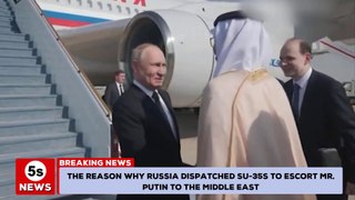 Latest news: The reason why Russia dispatched Su-35S to escort Mr. Putin to the Middle East