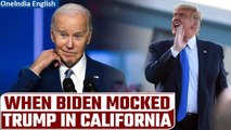 Biden Taunts Trump Over Dictatorship Remarks at California Fundraiser| Oneindia News