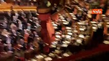 Giorgia Meloni si commuove al concerto di Natale al Senato