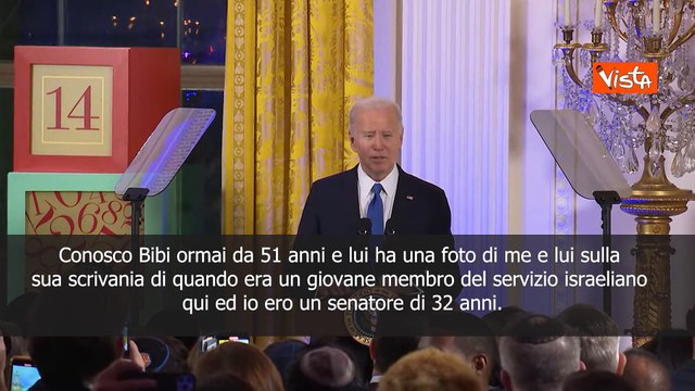 Biden: Netanyahu ha una nostra foto. Ci scrissi Non sono d?accordo con ci? che dici