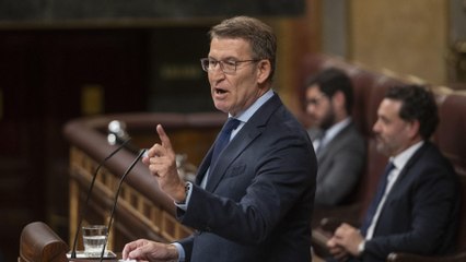 Feijóo en el debate de la amnistía: "Es la sesión más triste y decadente desde el 23-F"