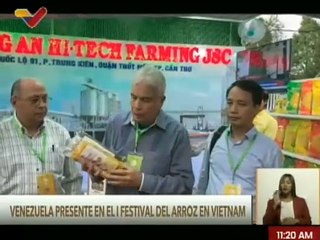 Venezuela presente en el I Festival Internacional del Arroz en el sur de Vietnam