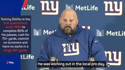 Daboll proud of star rookie DeVito