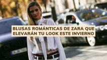 blusas románticas de Zara que elevarán tu look este invierno