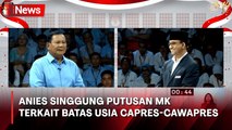 Terkait Putusan MK, Prabowo Tegaskan Kalau Masyarakat Tidak Suka Tidak Usah Pilih Kami