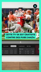 Télévision 4K de 55 pouces avec barre de son gratuite en échange de publicités continues