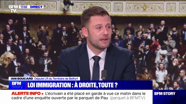 Ian Boucard (LR): Le sens du vote des députés Républicains de cette motion de rejet n'est pas un vote pour ou contre Gérald Darmanin, mais un vote contre la loi immigration telle qu'elle était proposée