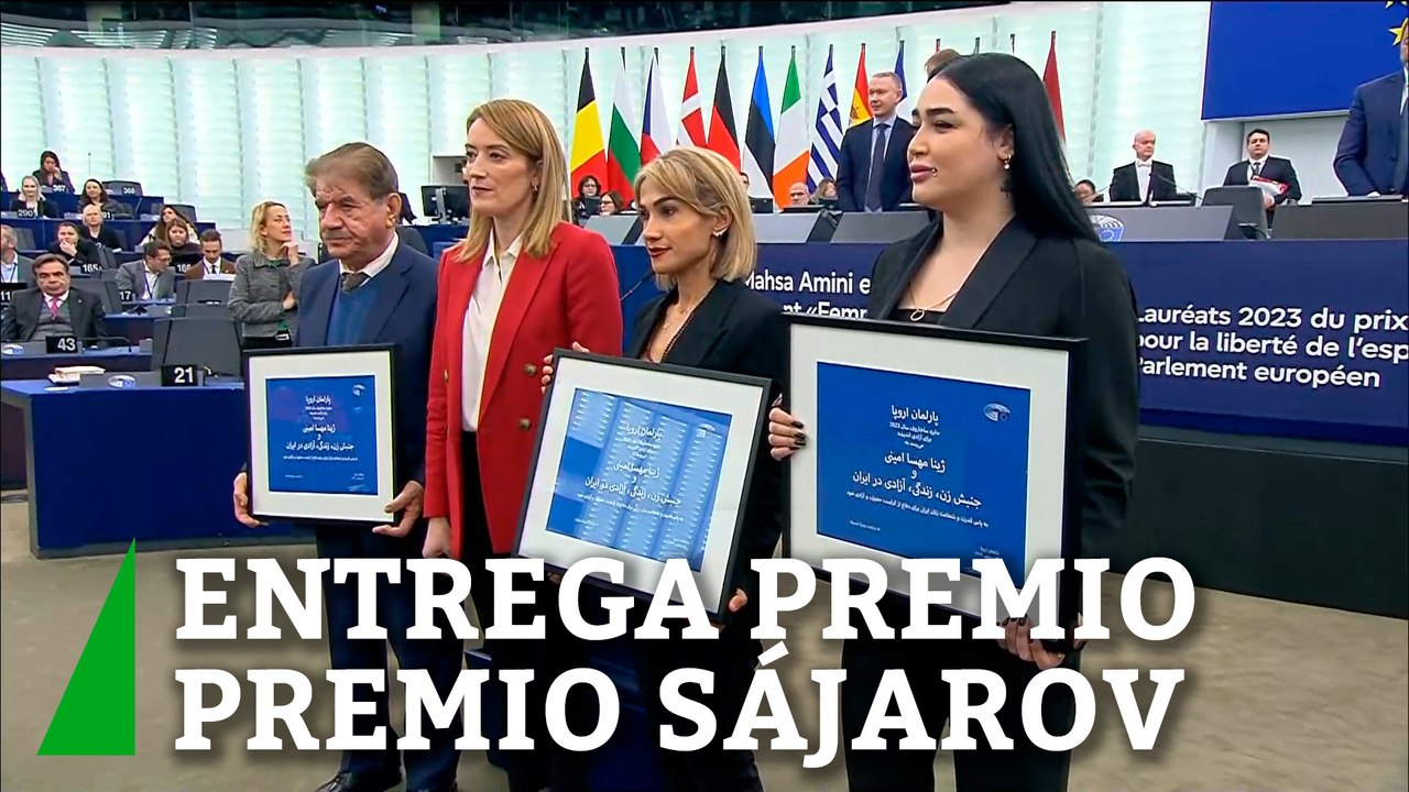 El Parlamento Europeo entrega el Premio Sájarov a la Libertad de Conciencia 2023 a Jina Mahsa Amini y al movimiento «Mujer, Vida, Libertad» de Irán