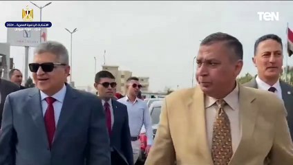 رئيس هيئة قناة أثناء أدلائه بصوته بلجنة المغتربين بالاسماعيلية