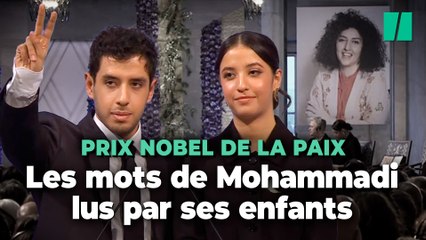 La prix Nobel de la paix Narges Mohammadi, emprisonnée en Iran, s’exprime par la voix de ses enfants
