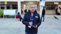 متابعة العملية الانتخابية بعد فترة الراحة من داخل لجنة كلية الزراعة بمنطقة سابا باشا وسط الاسكندرية