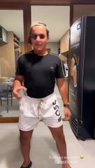 Marcelo Sangalo surge imitando "dono de bar" em vídeo