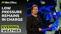 Met Office Evening Weather Forecast 10/12/23 - Storm Fergus tonight, drier tomorrow