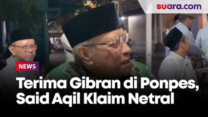 Terima Kunjungan Gibran di Ponpes, Said Aqil Klaim Netral