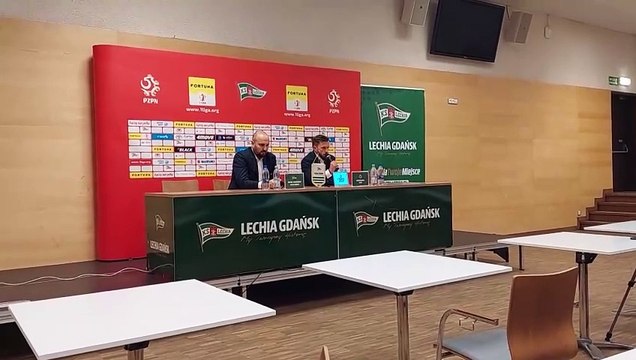 Szymon Grabowski (Lechia Gdańsk) po wygranej z Miedzią