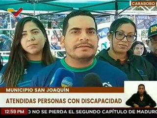 Carabobo | Programa "San Joaquín te cuida" entregó más de 60 ayudas a personas con discapacidad