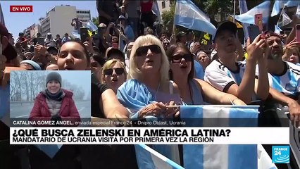 Informe desde Dnipro Oblast: Zelenski asiste a la toma de posesión de Javier Milei