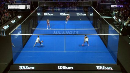 تتويج بريا وغونزاليث بلقب ميلانو برميير بادل