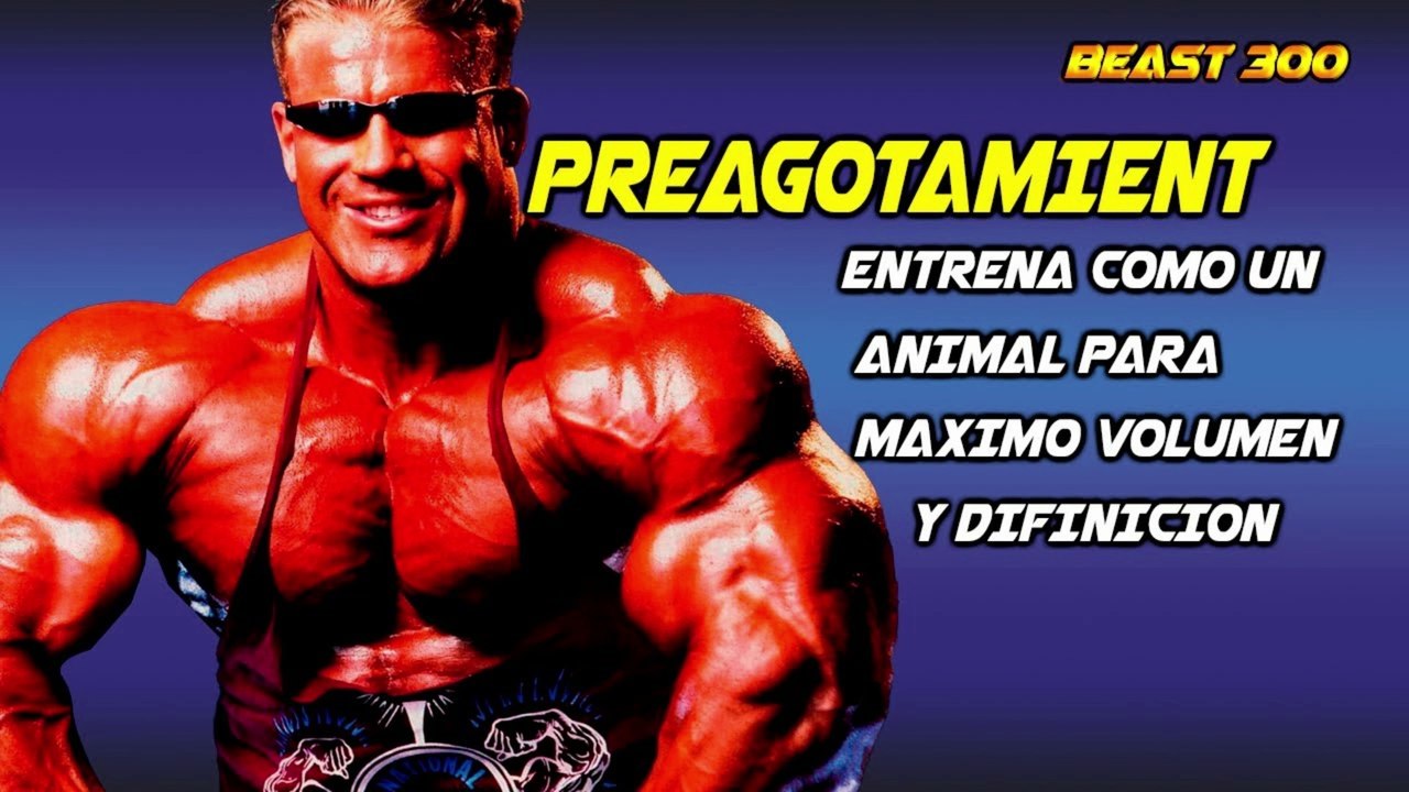 PREAGOTAMIENTO ENTRENA COMO UN ANIMAL PARA MAXIMO VOLUMEN Y DIFINICION BEAST 300