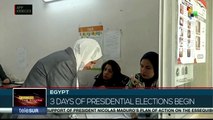 Egyptians vote on first day of presidential elections