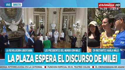 Revolución libertaria: así Milei recibe a los mandatarios extranjeros