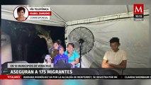 Aseguran en la primera semana de diciembre a 175 migrantes en Veracruz