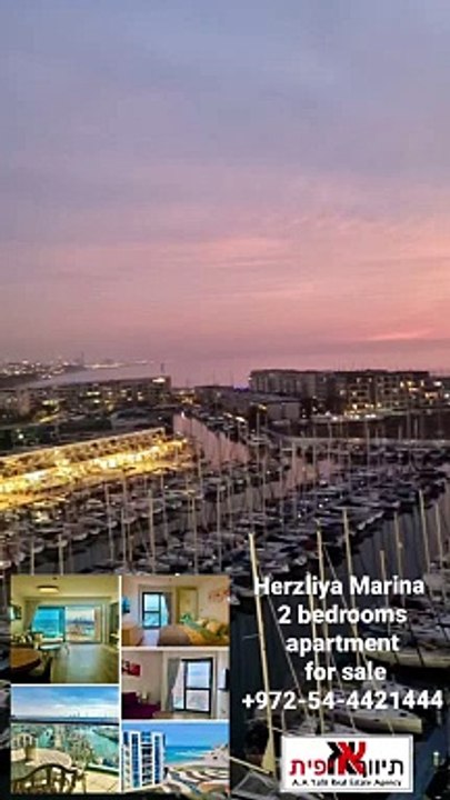 Waterfront apartment for sale in Herzliya Marina Towers
