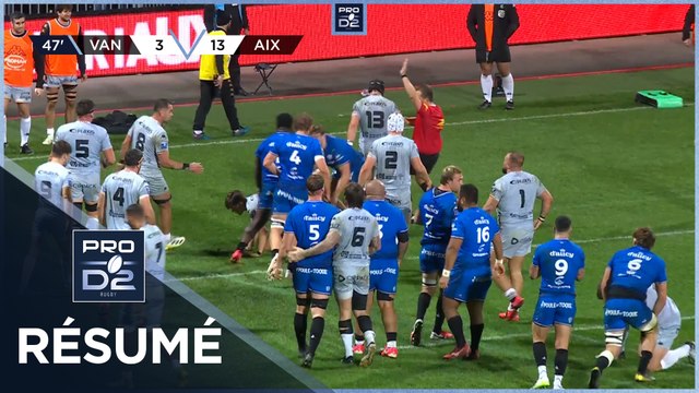 PRO D2 Saison 2023-2024 J13 - Résumé RC Vannes - Provence Rugby