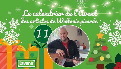 Olivier Loin fait un cadeau musical pour le 11e jour de notre calendrier de l’Avent des artistes de Wallonie picarde
