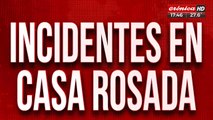 Incidentes en Casa Rosada: pelea entre los seguidores de Milei