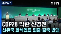 산유국, 화석연료 퇴출 ·감축 공식화 반대...'COP28' 막판 신경전 치열 / YTN