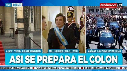 Así se prepara el Colon para la llegada de Milei