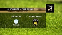 TOP 14 - Essai de Yoan TANGA (SR) - Racing 92 - Stade Rochelais