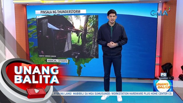 Abot sa 28 bahay, nasira ng malakas na hangin sa bayan ng Kabacan, Cotabato - Weather update today as of 6:20 a.m. (December 11, 2023) | UB