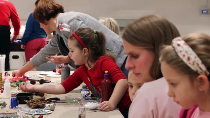 Dziennik Zachodni / Warsztaty Świąteczne w Chorzowie / reporter Marzena Bugała Astaszow