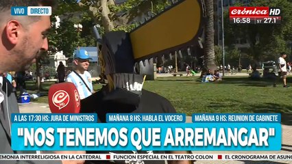 ¿Que precios vamos a tener el lunes? Habla el señor motosierra