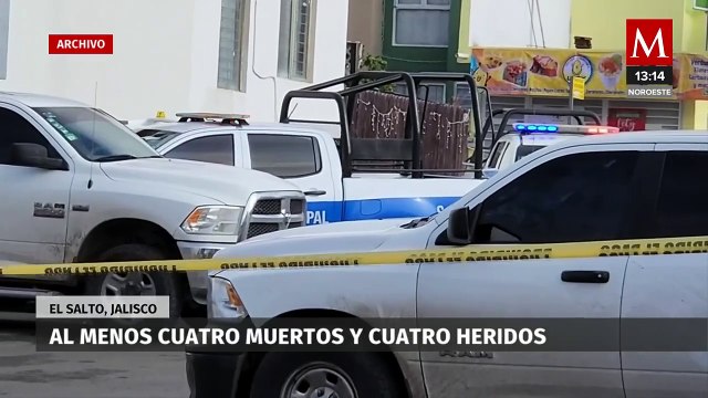 Ataque armado en Jalisco deja 4 muertos y 4 heridos en el municipio de El Salto