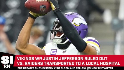 Vikings WR Justin Jefferson Ruled Out Vs. Raiders