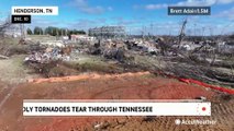 Deadly tornadoes tear through Tennessee