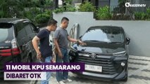 11 Mobil Komisioner dan Staf KPU Semarang Dirusak Orang Tak Dikenal