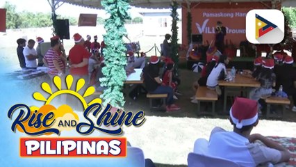 Mga batang taga-Baseco, nakatanggap ng maagang Pamasako mula sa mga senador