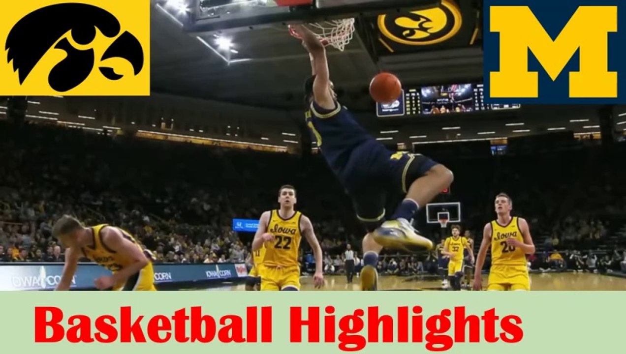Michigan vs Iowa Basketball Game Highlights 12 10 2023 video Dailymotion