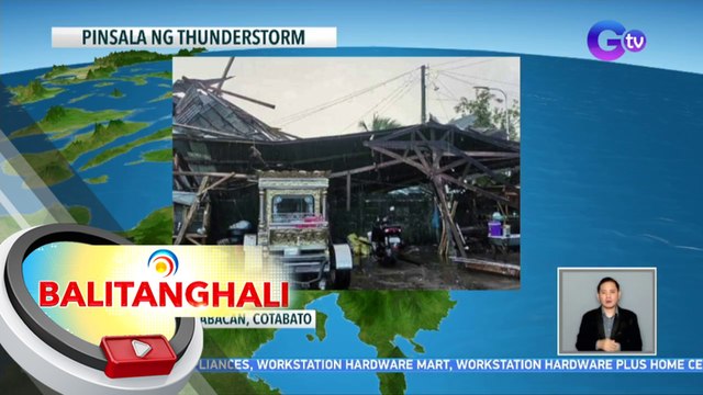 28 bahay, nasira ng malakas na hangin sa bayan ng Kabacan, Cotabato | BT