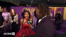 Halle Bailey CRIED Over Fantasia Barrino's 'The Color Purple' Performance On Set