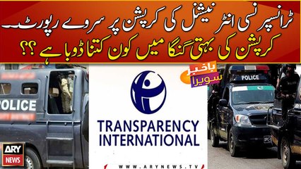 Details of Transparency International's survey report on corruption
