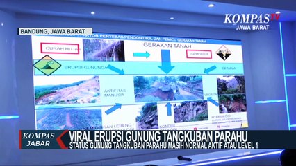 PVMBG: Status Gunung Tangkuban Parahu Normal