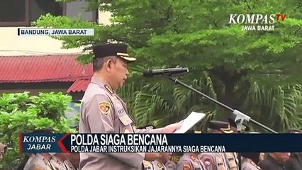 Waspada Bencana Polda Jabar Siagakan Brimob